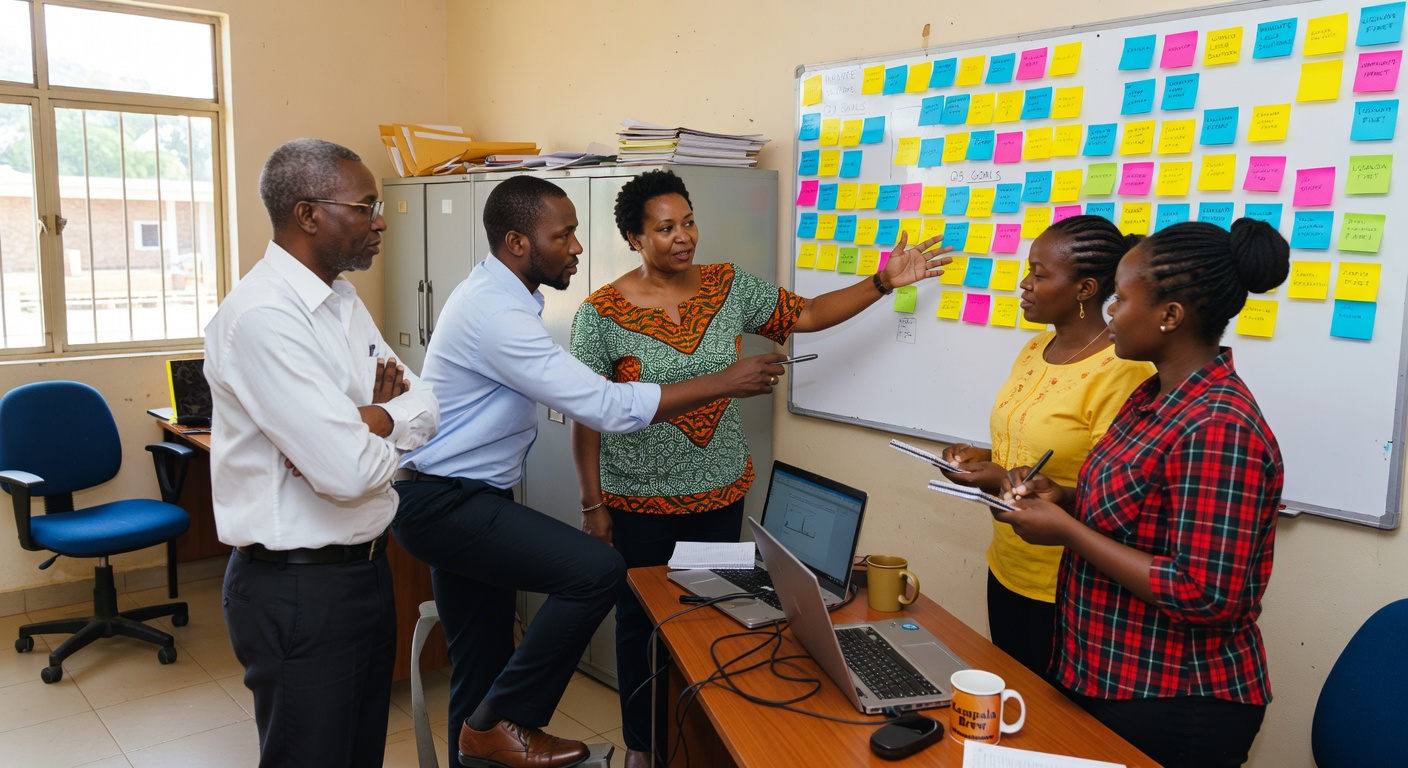 Brainstorming session Ascend Consulting Uganda
