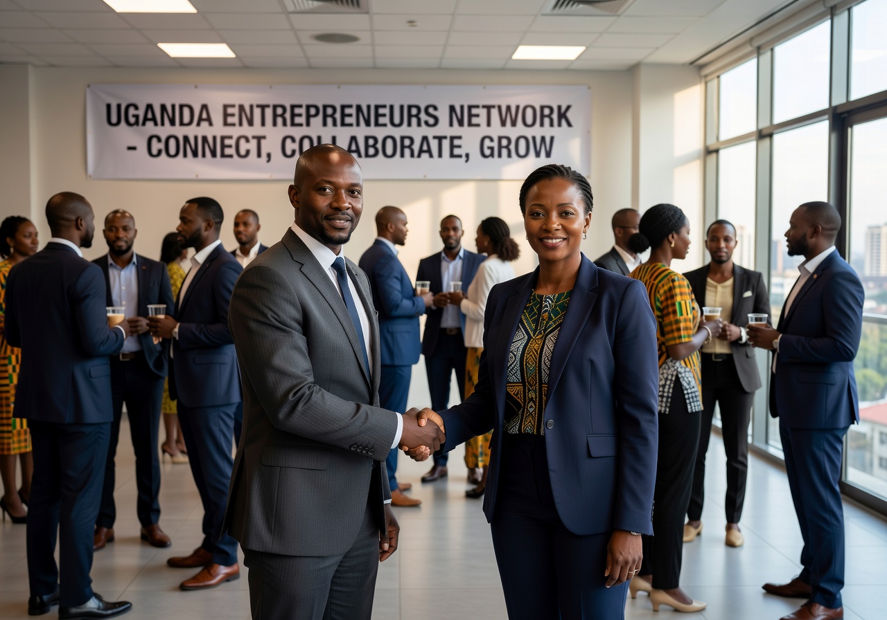 Ascend Consulting Uganda team networking and connecting